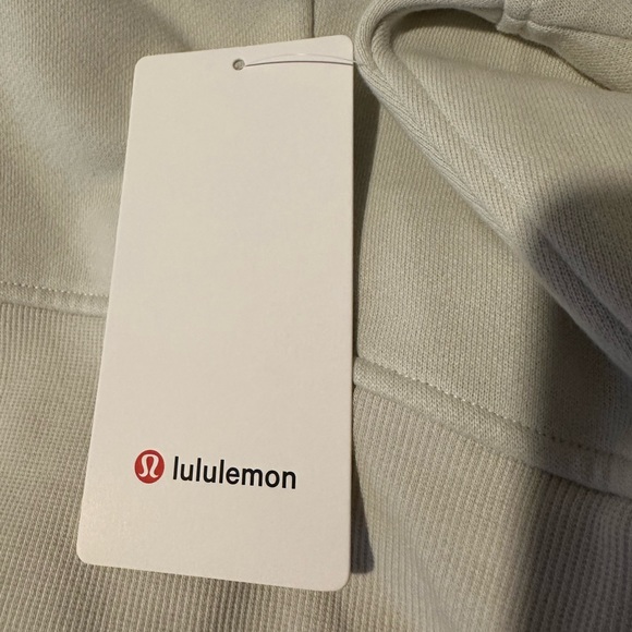 ❤️ LULULEMON SCUBA FULL ZIP CROPPED HOODIE (BONE) SZ 12 NWT ❤️ - Picture 5 of 5